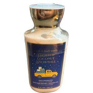 Bath & Body Works Frosted Coconut Snowball Body Lotion 8oz Shea Coconut Oil NEW